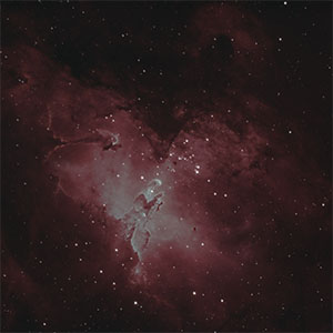 M16 Eagle Nebula (in natural colours)